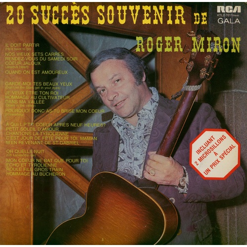 20 Succès Souvenirs de R. Miron