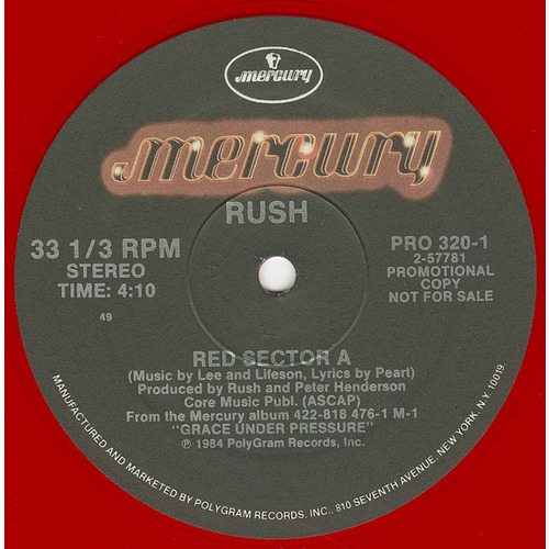 Red Sector A // The Enemy Within (red vinyl)