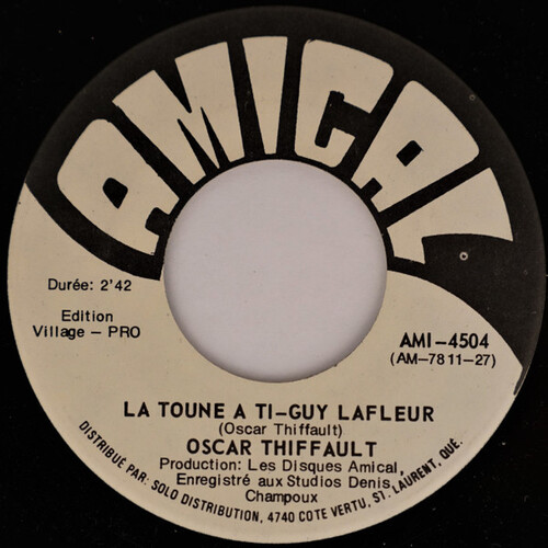 La Tourne a Ti-guy Lafleur b/w Le Petit Docteur