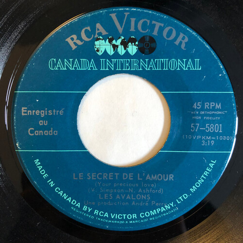 Le secret de l'amour b/w L'amour c'est un jeu