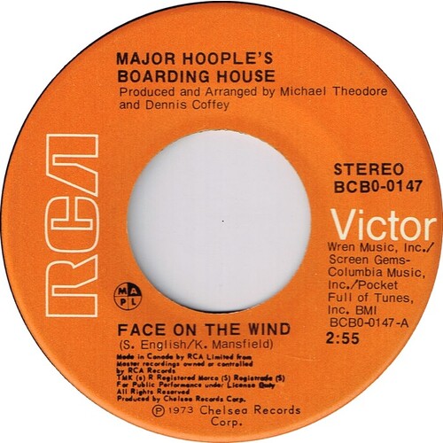 Face on the Wind b/w I'm Feeling Fine