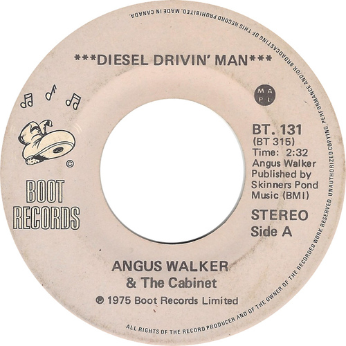 Diesel Drivin' Man b/w Parliament Hill