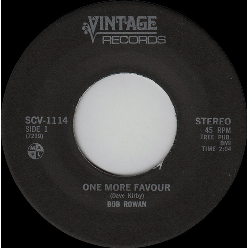 One More Favour b/w Words I Couldn't Find