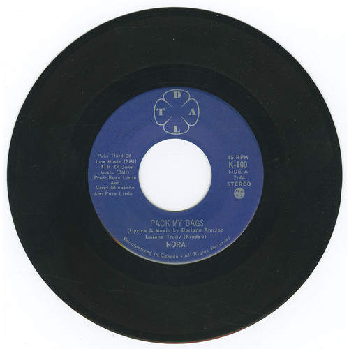 Pack My Bags b/w Let Me Love You