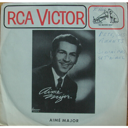 L'été Des Amants b/w Je N'ai Pas Su T'Aimer (picture sleeve)