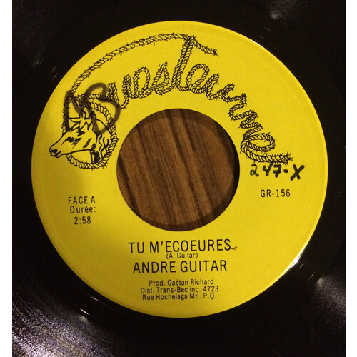 Tu M'écoeures b/w Pourquoi Ne Pas Dire Que Tu M'aimes