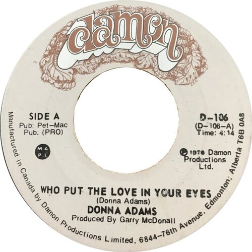  Who Put The Love In Your Eyes b/w Just A Run Of Hard Luck