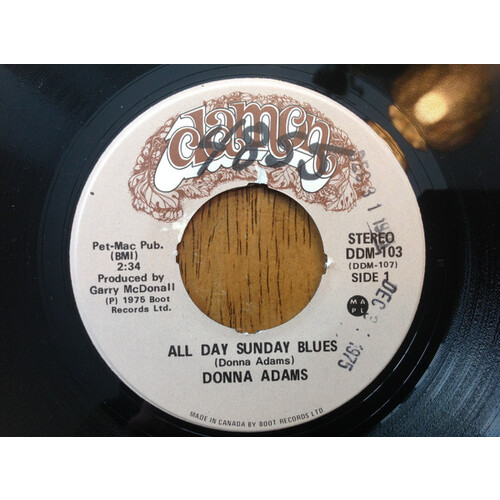 	All Day Sunday Blues b/w Lord She Tried
