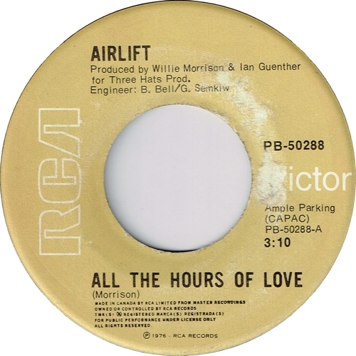 All The Hours Of Love b/w Daddy Was The Leader Of A Rock 'N' Roll Band