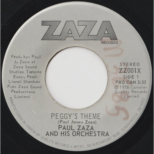 Peggy's Theme b/w Theme From "Sounds Good"