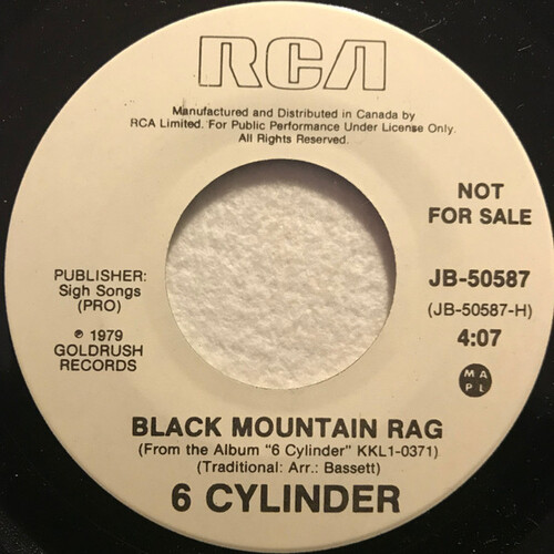 Black Mountain Rag (long version) b/w Black Mountain Rag (short version) (promo)