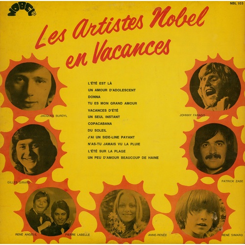 Les Artistes Nobel en Vacances