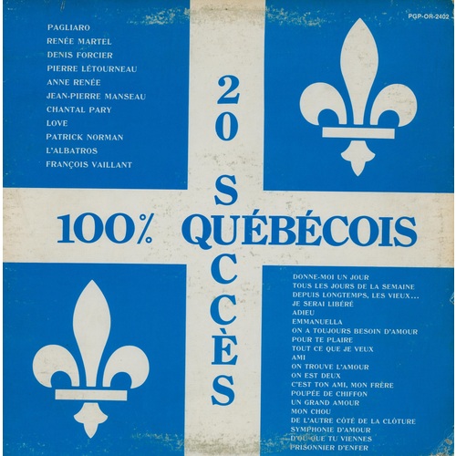 20 succès 100% Québécois