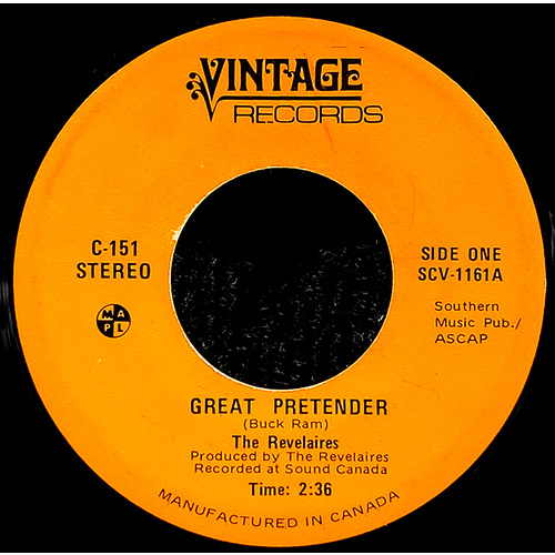 Great Pretender b/w Cab Driver