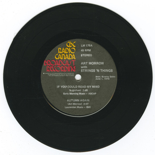 If You Could Read My Mind/ Autumn Again b/w Do It Today/ Latin Afternoon