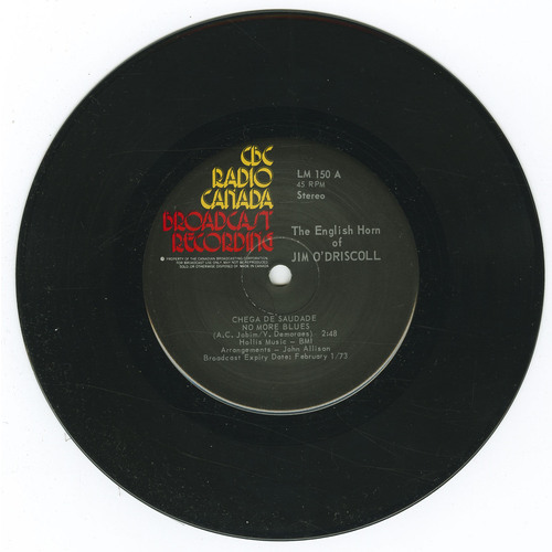 Chega Saudade No More Blues b/w If You Could Read My Mind