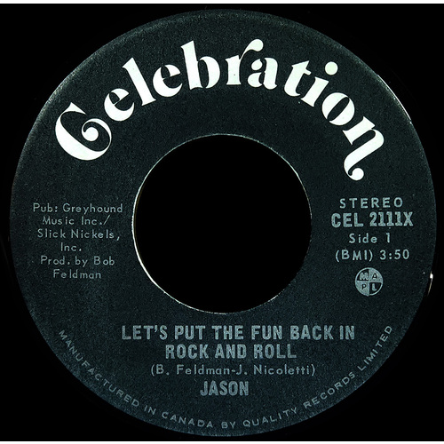 Let's Put the Fun Back in Rock and Roll b/w Johnny B. Goode
