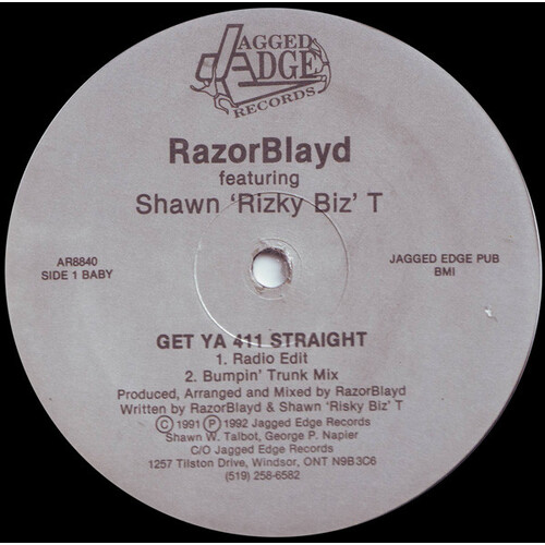 Featuring Shawn "Rizky Biz" T - Get Ya 411 Straight