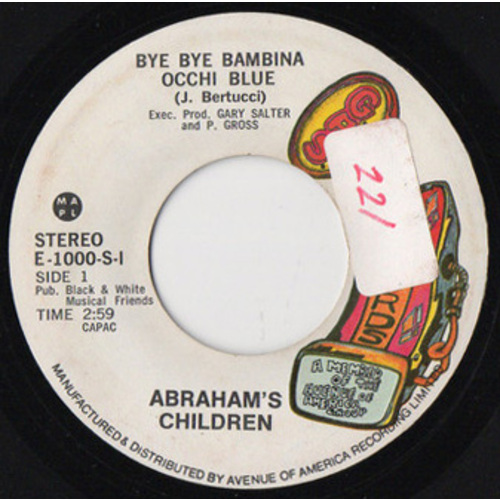 Bye Bye Bambina Occhi Blue b/w Hot Love