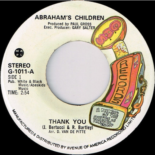 Thank You b/w Workin' for the Man