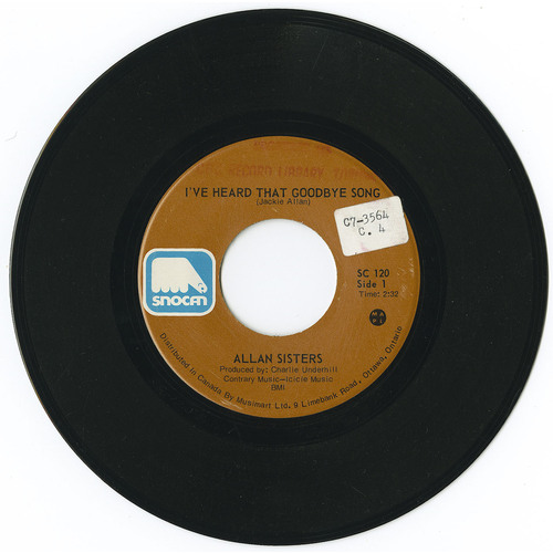 I've Heard That Goodbye Song b/w Mr. Songwriter