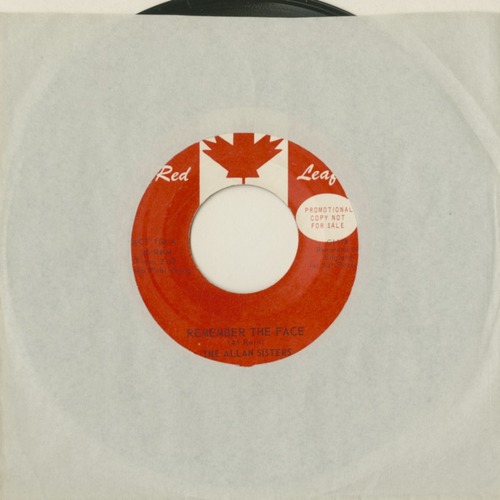 Remember The Face b/w In My Diary (promo-flip side portrait)