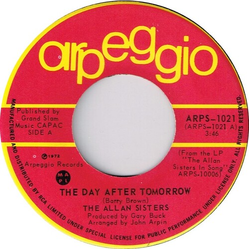 The Day After Tomorrow b/w Somewhere There's A Mountain