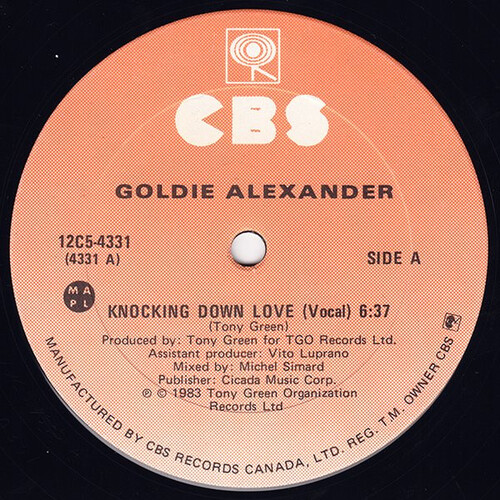 Knocking Down Love (vocal) b/w Knocking Down Love (Instrumental)