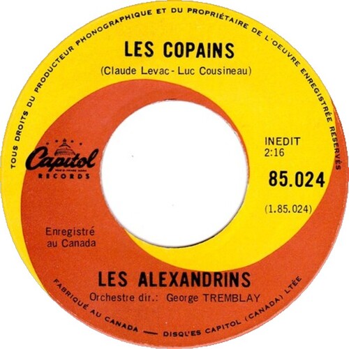  Les Copains b/w La Danse De La Vie