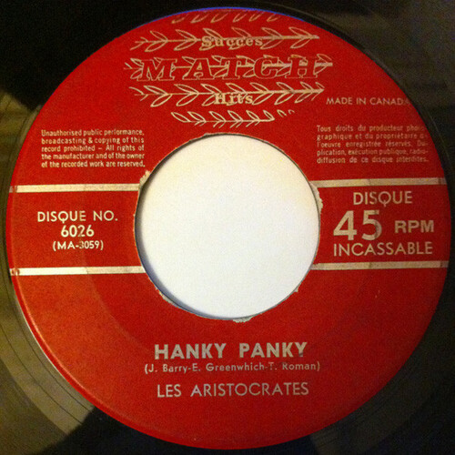 Hanky Panky b/w Noir C'Est Noir (Renée Martel)