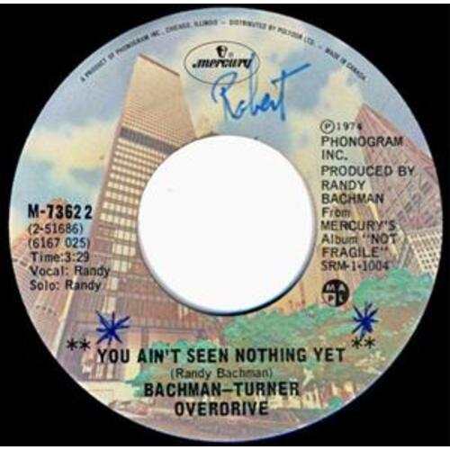 You Ain't Seen Nothin' Yet b/w Free Wheelin'