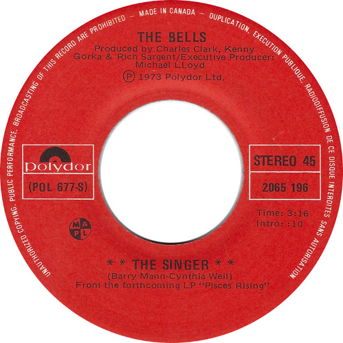 The Singer b/w Love Once Removed