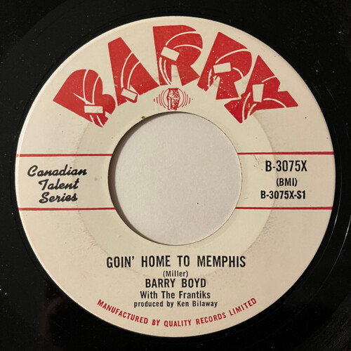 Goin' Home to Memphis b/w Walk With Me