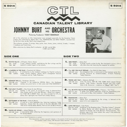 Reminiscing: Featuring Teddy Roderman, trombonist