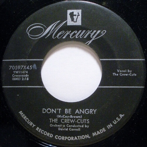 Don't Be Angry b/w Chop Chop Boom