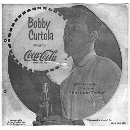 Bobby Curtola Sings for Coca-Cola b/w Fortune Teller