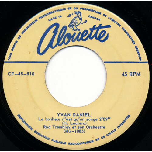 Oh! non! b/w Le Bonheur n'est qu'un Songe