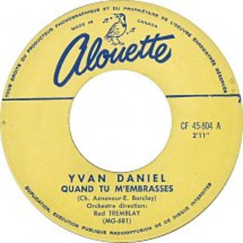 Quand tu M'Embrasses b/w Pense a Moi