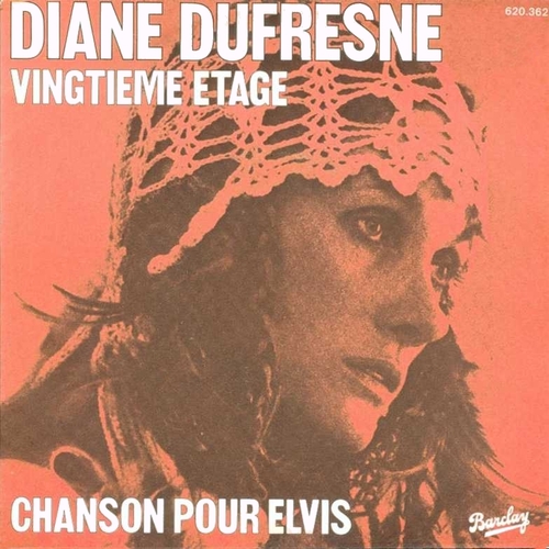 Vingtième étage b/w Chanson pour Elvis (picture sleeve)