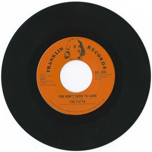 Tobacco Road b/w You Don't Seem to Care