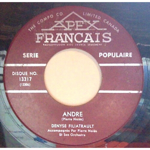 Dans tes bras b/w André