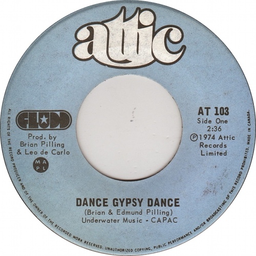 Dance Gypsy Dance b/w Boarding School