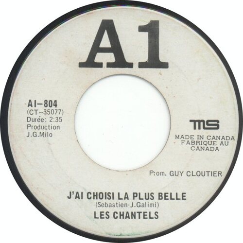 J'ai Choisi La Plus Belle b/w Groovin'