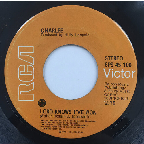 Lord Knows I`ve Won b/w Wizard