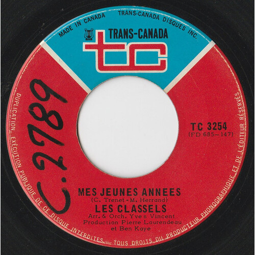 Je M'Eveille b/w Mes Jeunes Annees