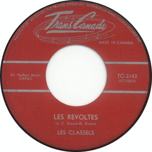  Les Révoltés b/w Je Chante Avec Mon Coeur 