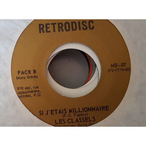 Ton amour a change ma vie b/w Si j'etais millionnaire