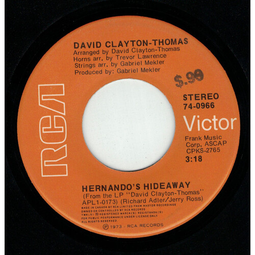 Harmony Junction b/w Hernando's Hideaway