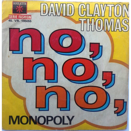 No, No, No b/w Monopoly (picture sleeve)