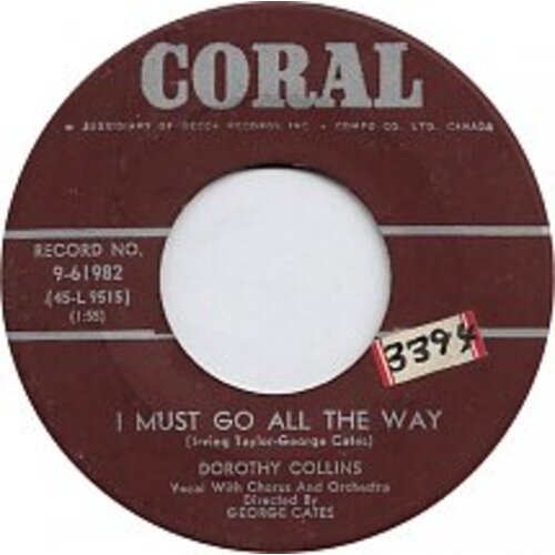 I Must Go All The Way b/w Send Me Some Lovin'